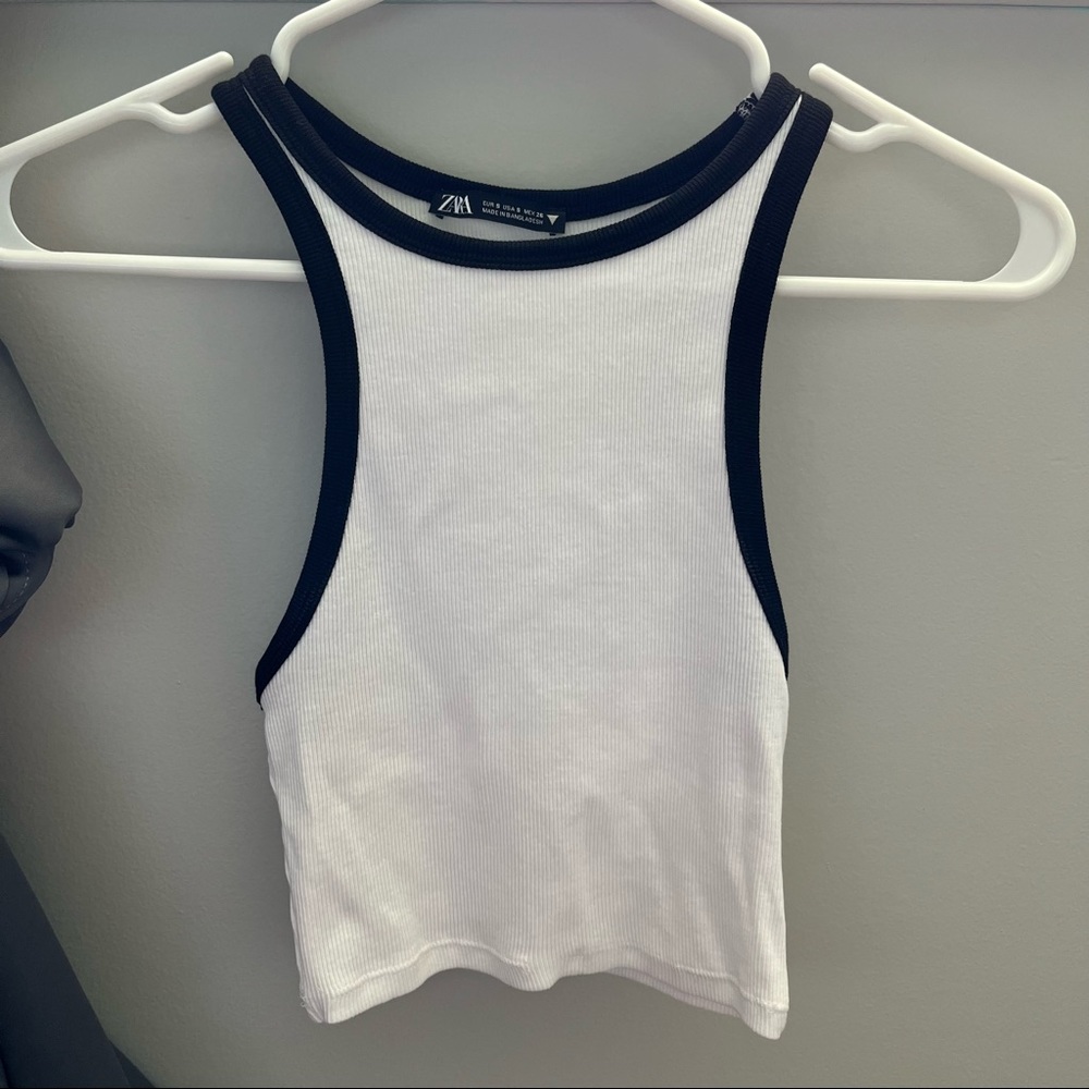ZARA ribbed tank top